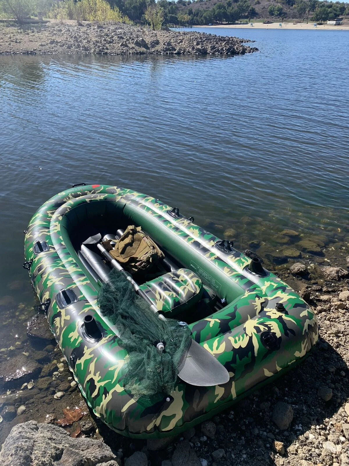 Inflatable 4Person Floating Boat Raft Set I451534