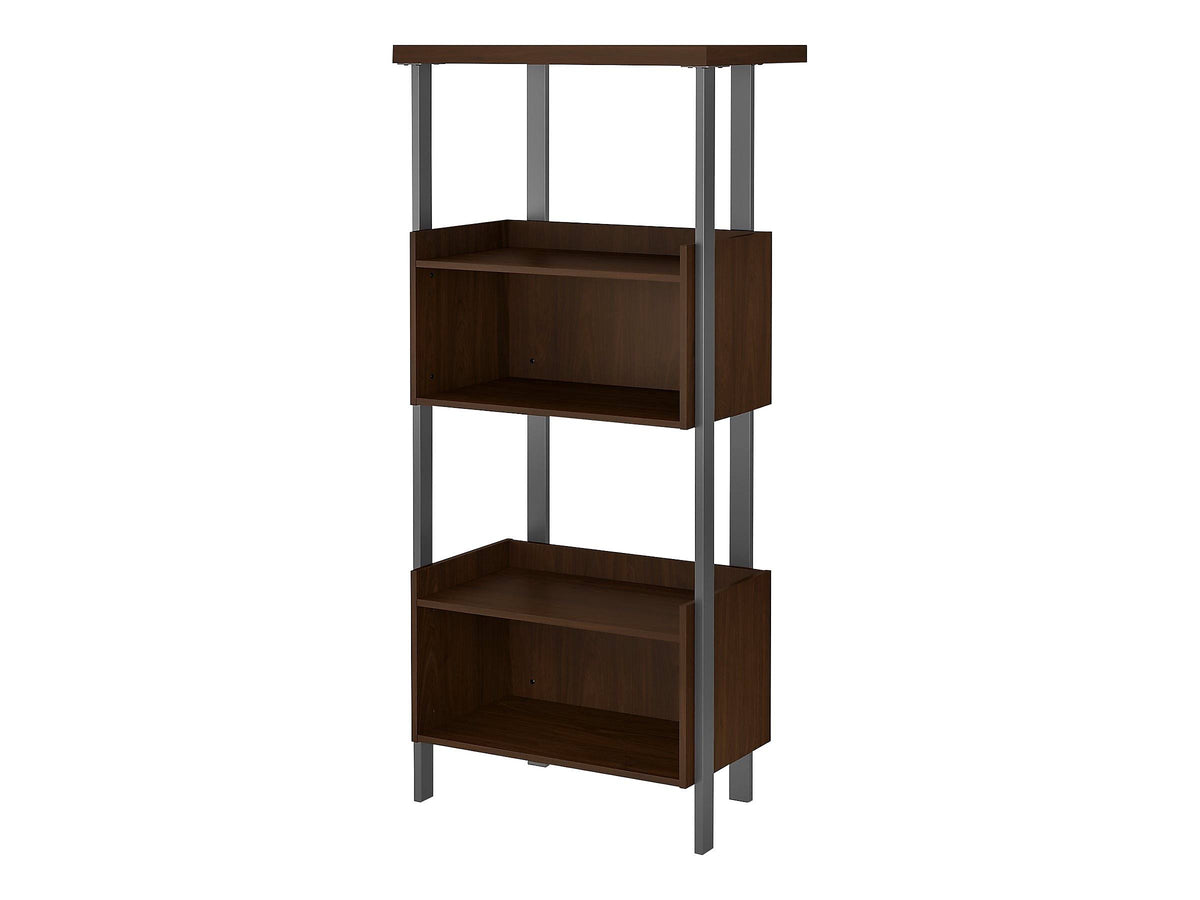 4 Shelf Bookcase in Modern Walnut E661440