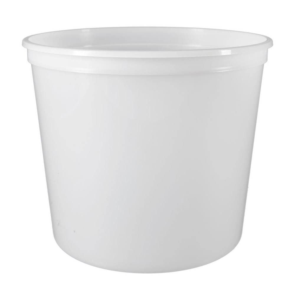 86 oz Natural Plastic Containers J996