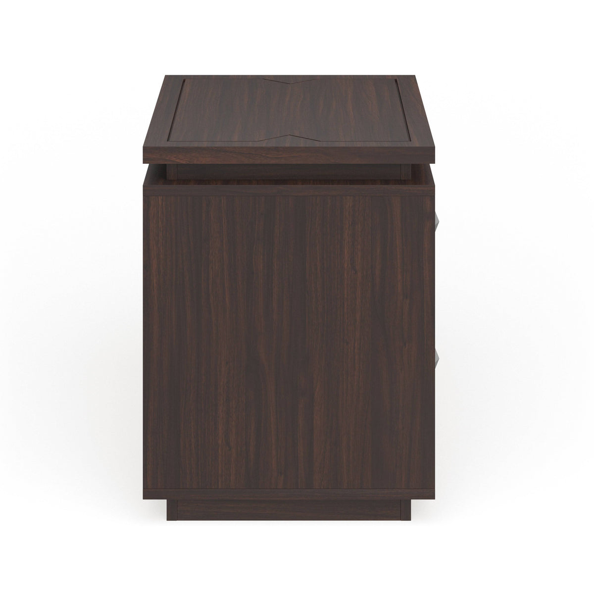 Walnut 2-Drawer End Table Y311