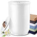 Large Heated Towel Warmer Bucket with Wood Handle H308566