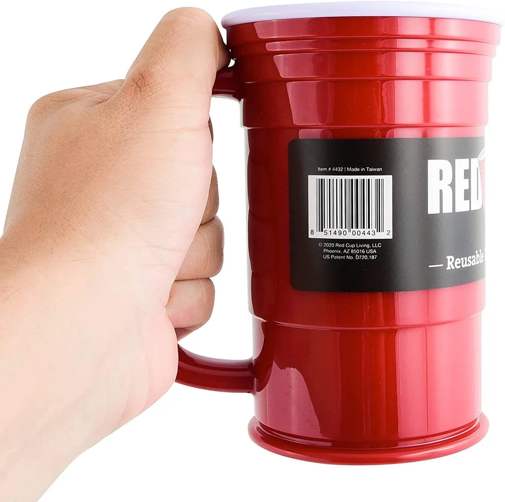 4 Reusable 24 Oz Beer Mugs W530116