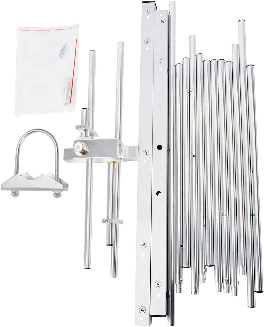 Dual Band Outdoor Yagi Antenna, 8 Elements 3 Sections U97232