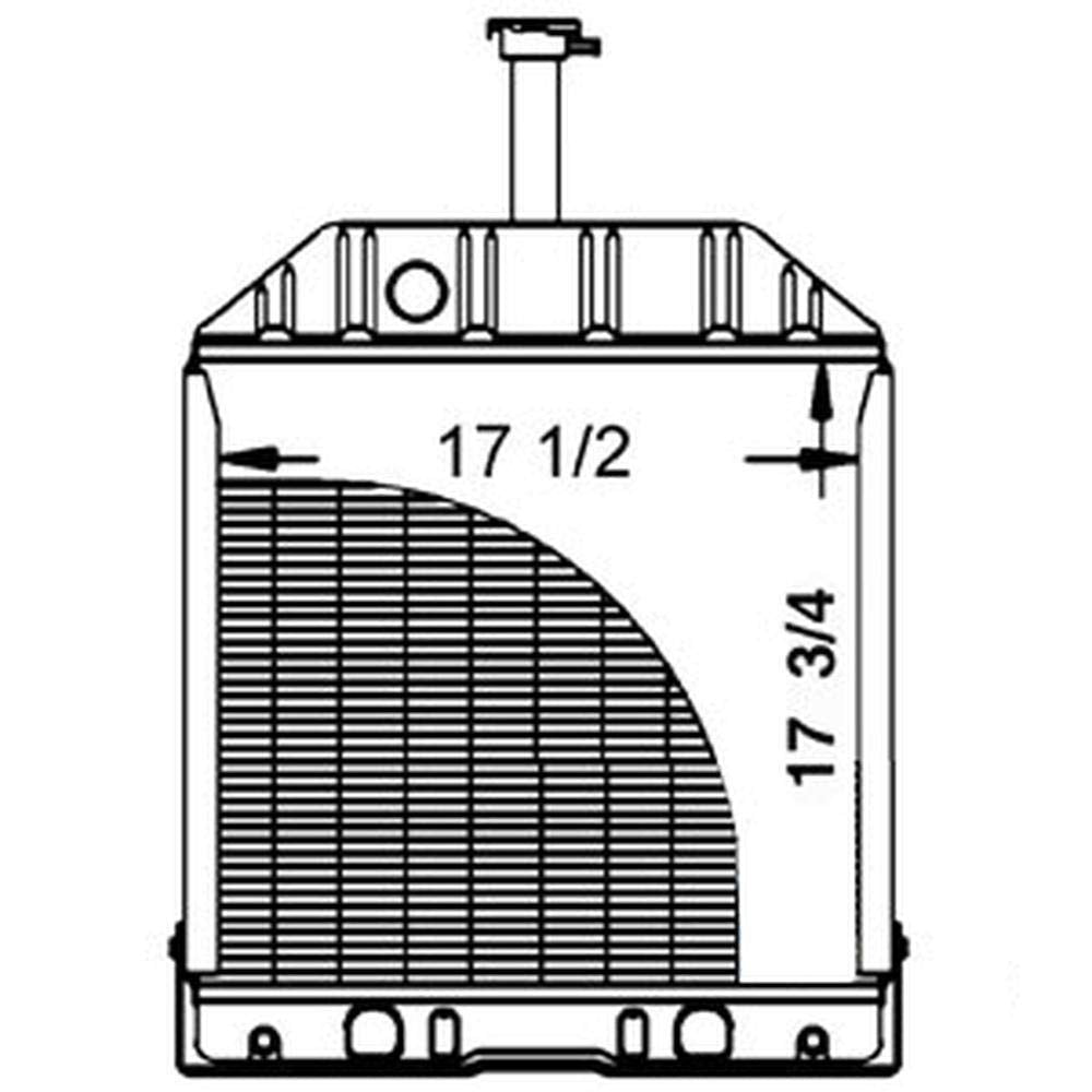 Radiator with Oil Cooler J705