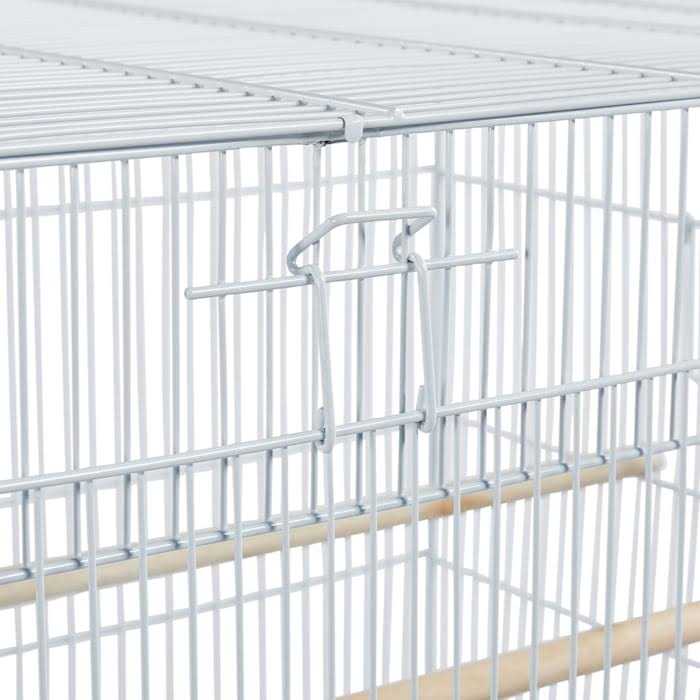 47 Bird Cage with Slide-Out Tray and Rolling Stand Q116