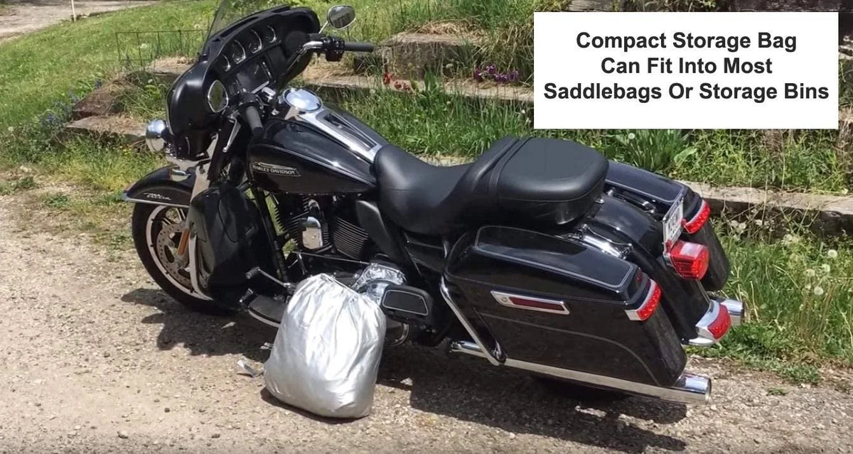 Scooter Cover with Reinforced Securing Straps and Storage Bag W9653