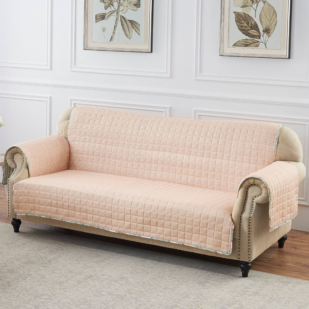 Turquoise Reversible Sofa Couch Protector K844
