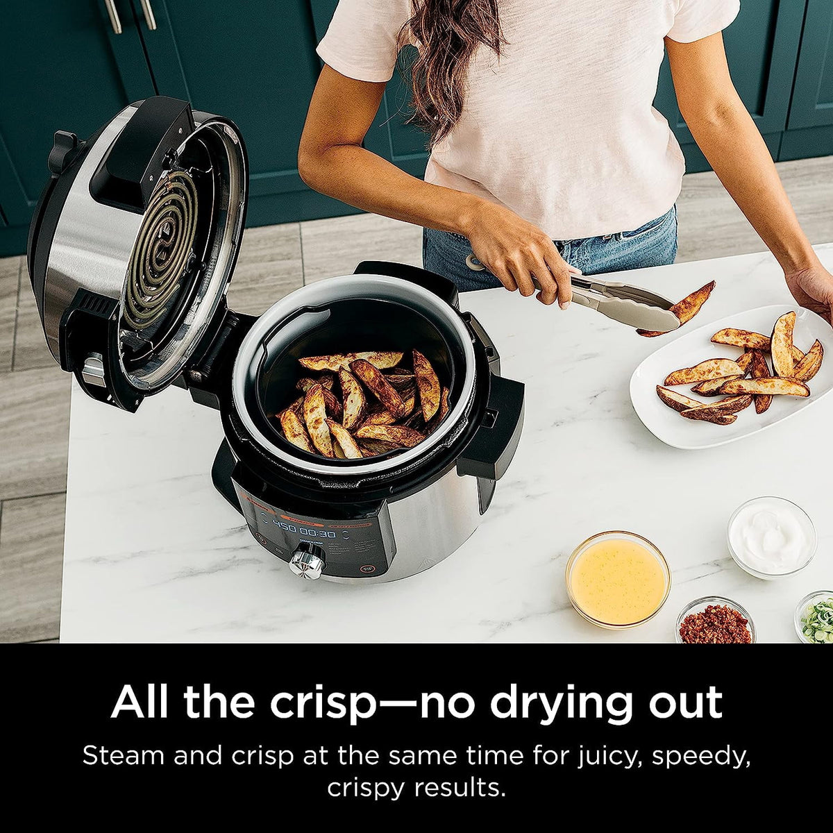 8 Qt Pressure Cooker Steam Fryer W366175