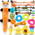 21 Pack Small Dog Chew Toys with Rope Toys Q5841