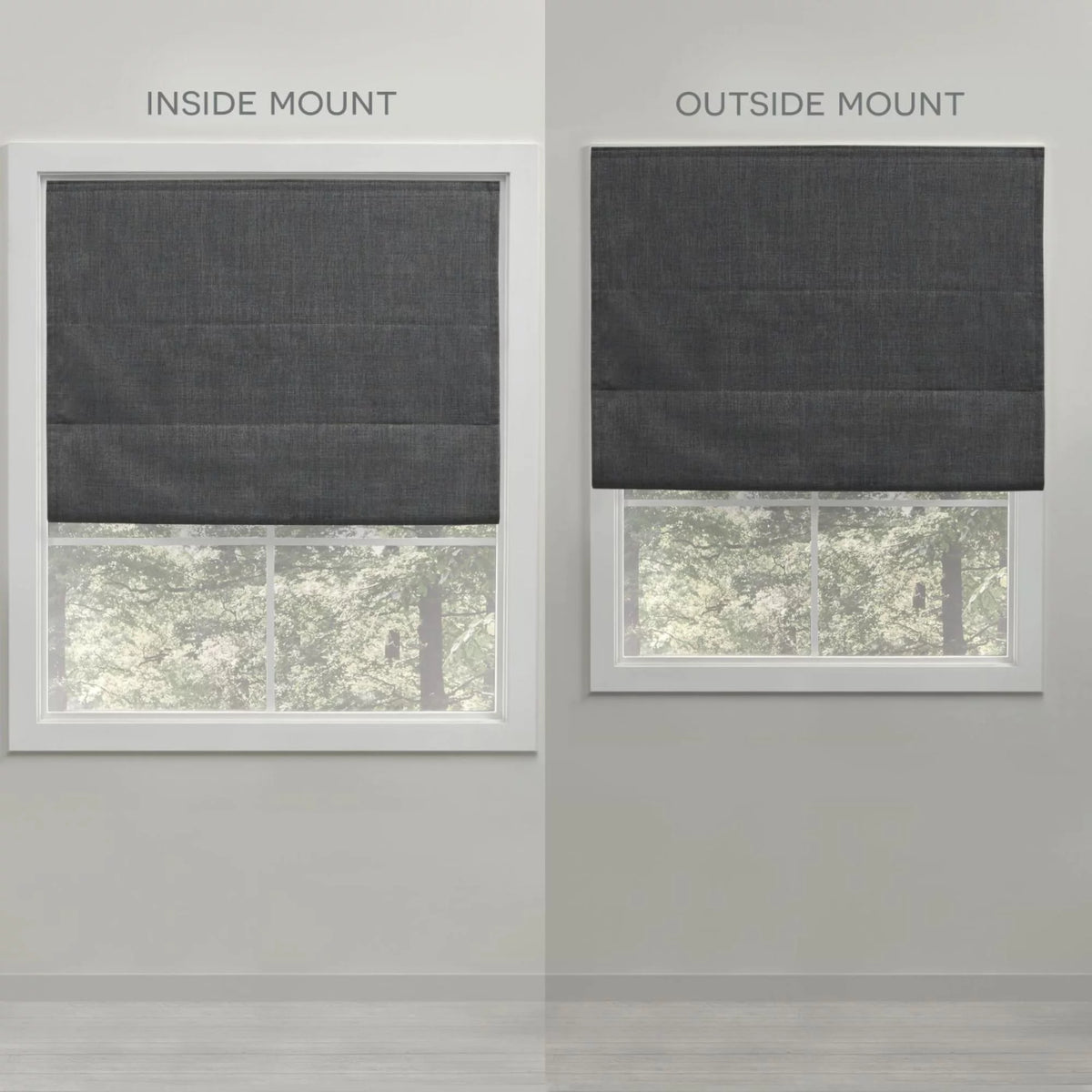 Sage 27"x 64" Blackout Roman Shade Z4841