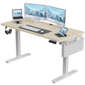55" x 24" Height Adjustable Electric Standing Desk with Storage Pocket Z829851
