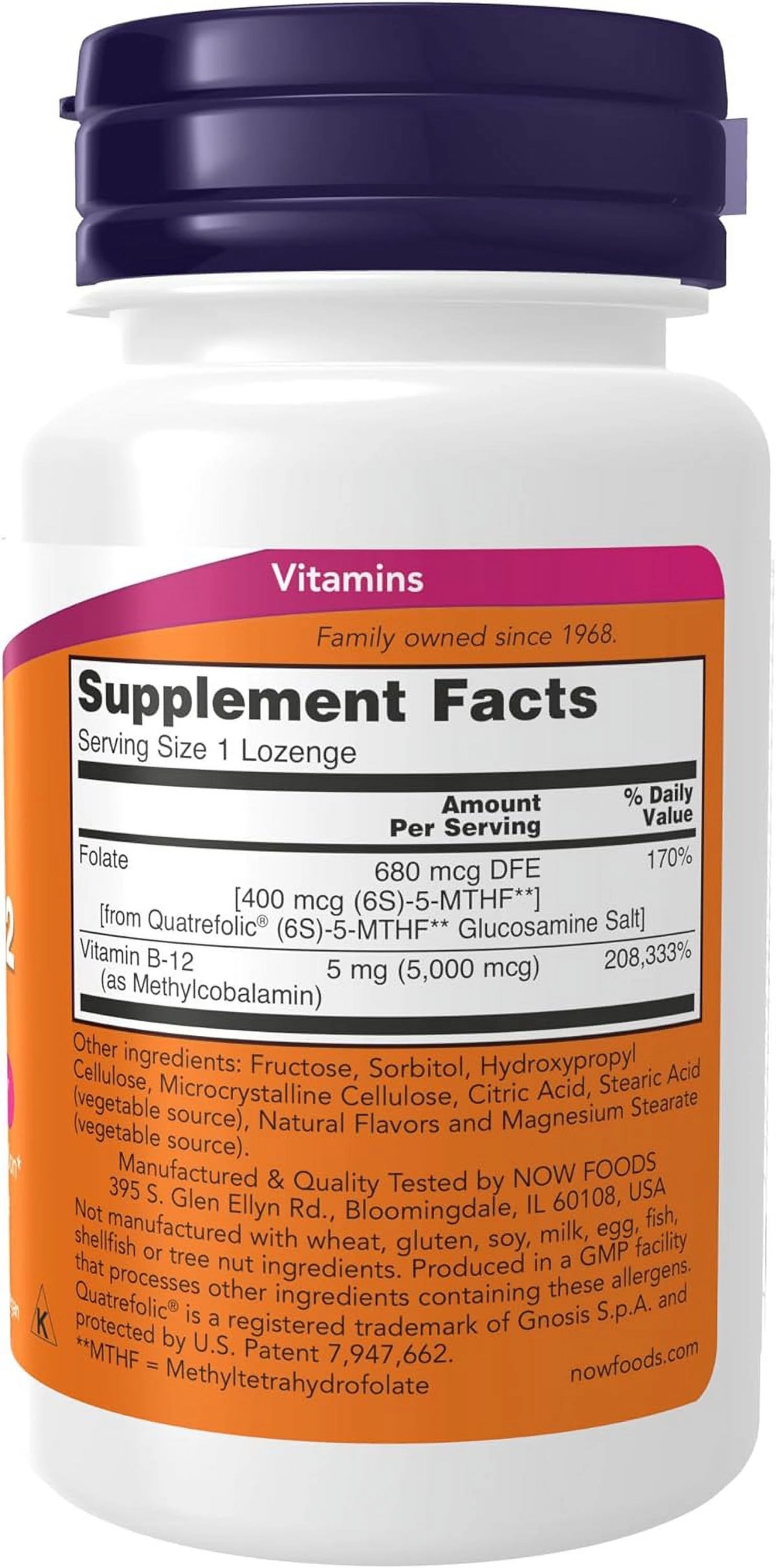 Methyl B-12 5,000 mcg 60 Lozenges D39059