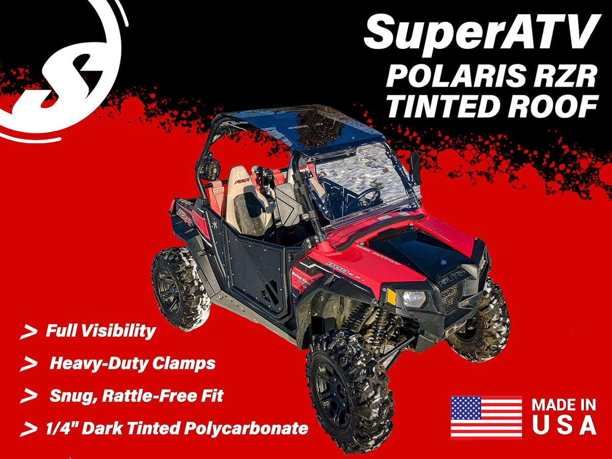 Dark Tinted 1/4" Polycarbonate Roof for Polaris RZR 570 B163