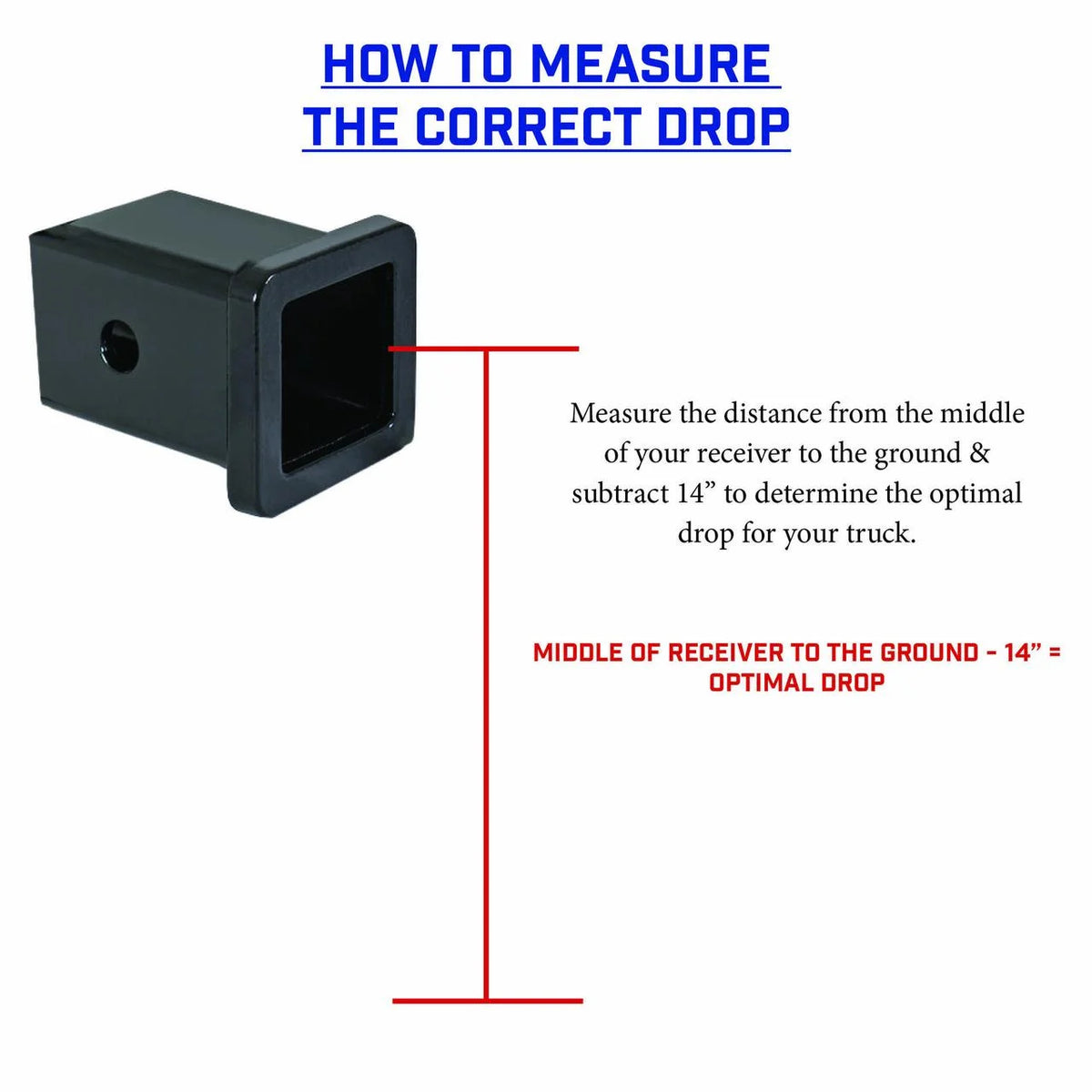 12.5" Drop Hitch with Dual-Ball and Pintle Lock for 2" Receiver N75575