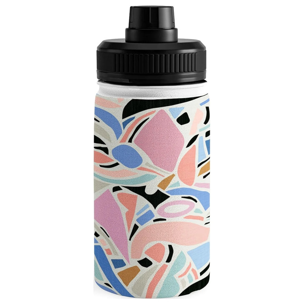 Contemporary Shapes Spring Abstraction Water Bottle 12 oz S593