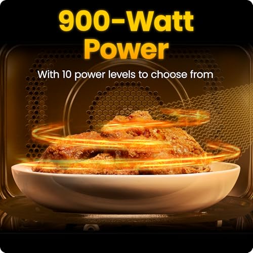 1.1 Cu. Ft. 1000 Watts Black Countertop Microwave Oven C53653