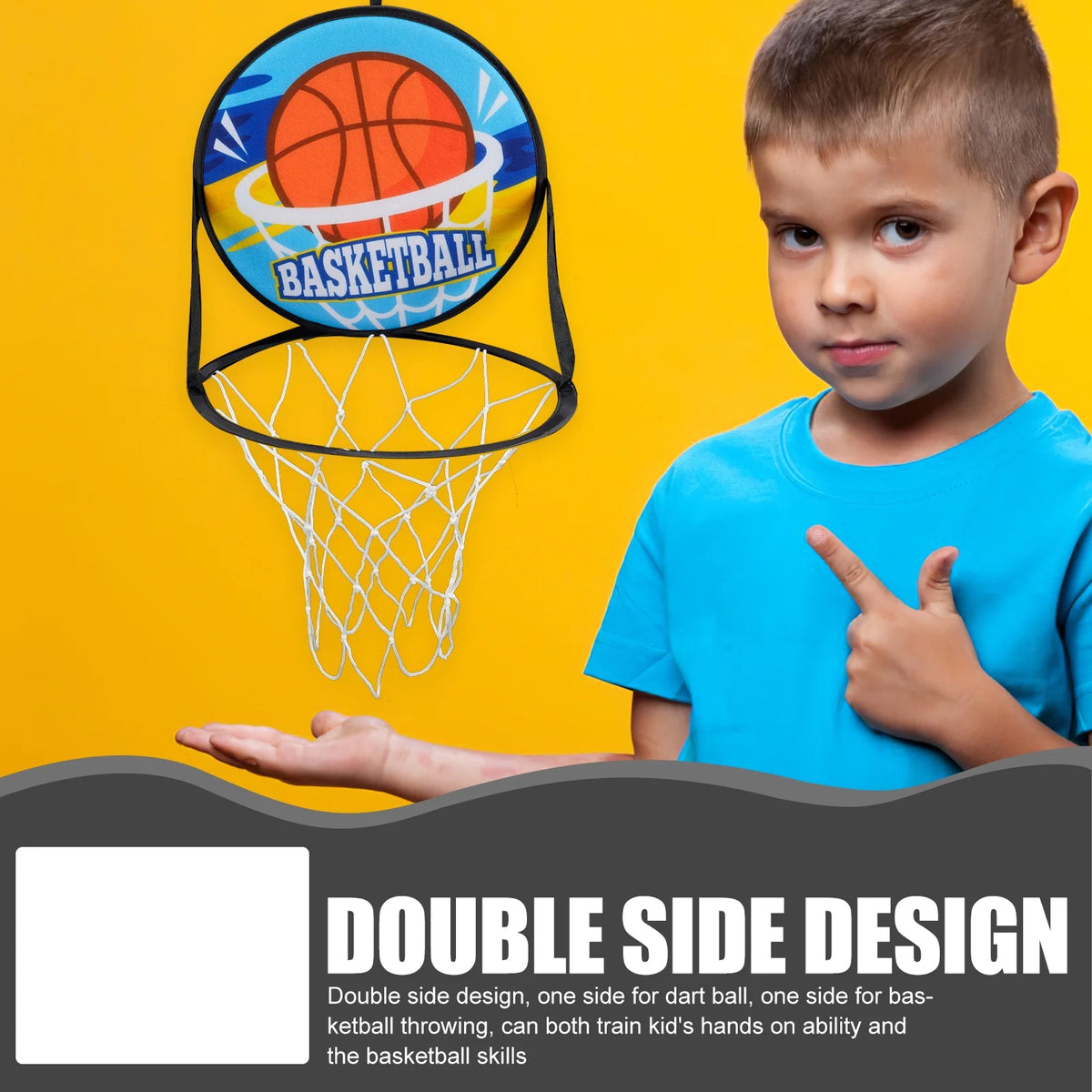 Double Sided Dart Board Sticky Ball Set Q229