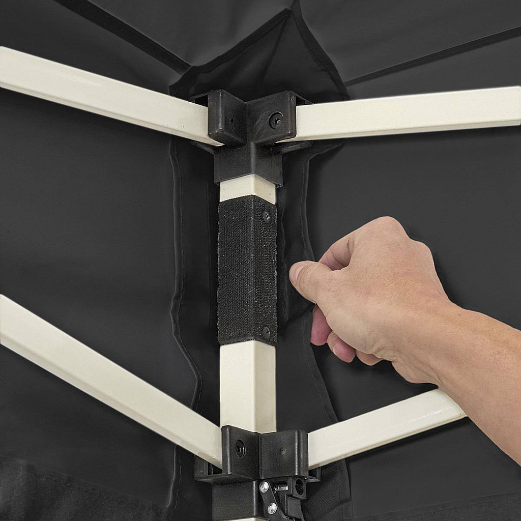 Black 10 x 10' Steel Frame Canopy I491
