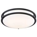 Flush Mount Matte Black K84048