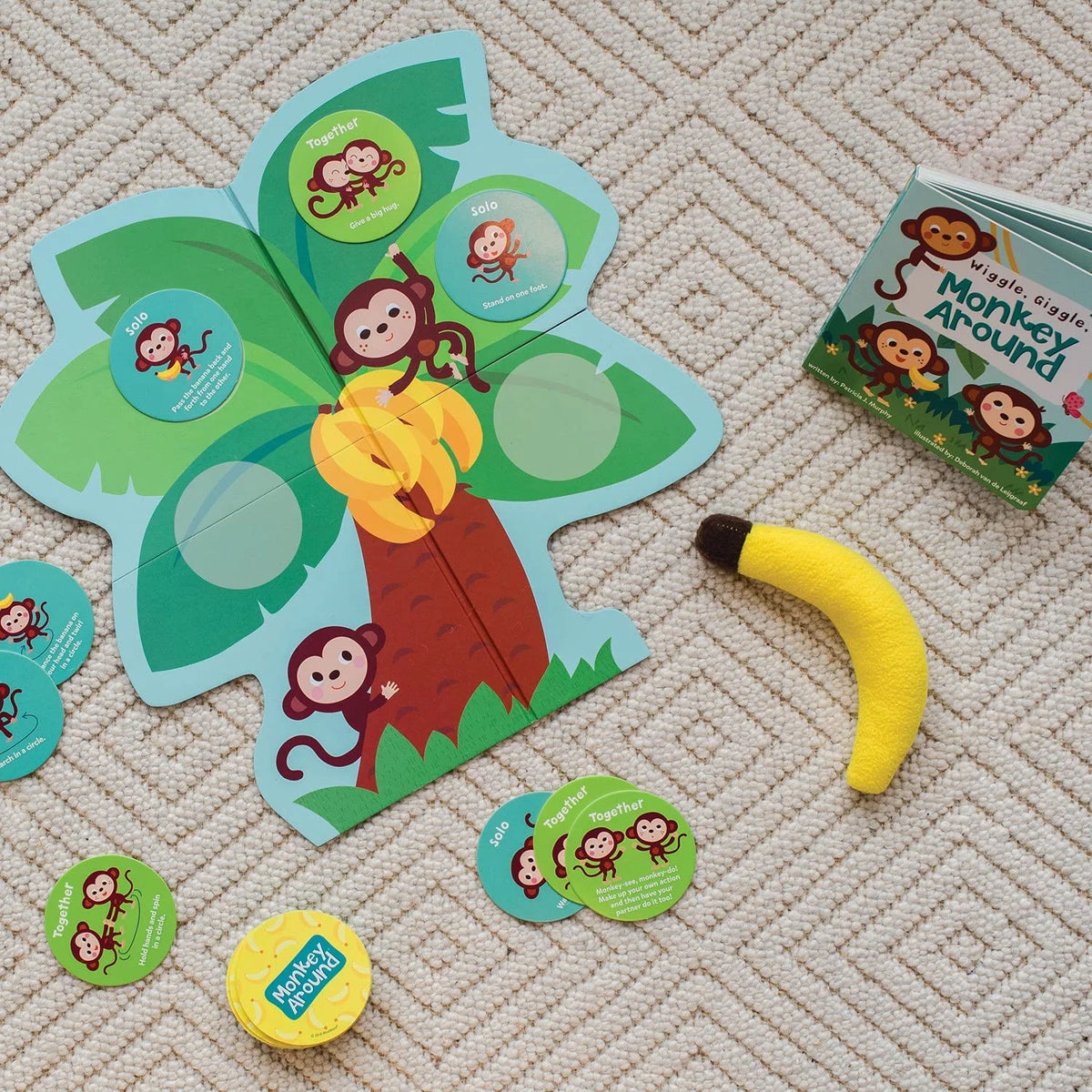 Monkey Around Game & Board Book Set E74698