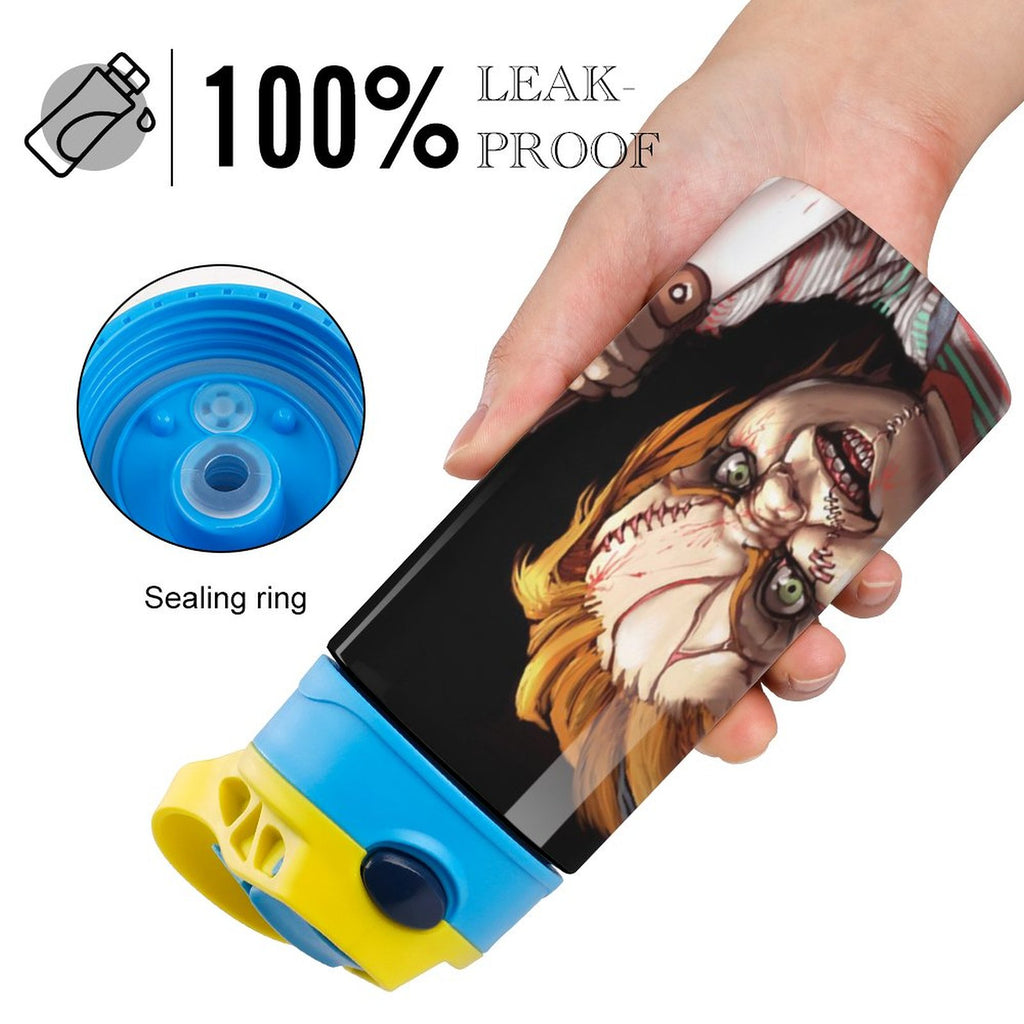 Insulated Stainless Steel Water Bottle with Straw U79438