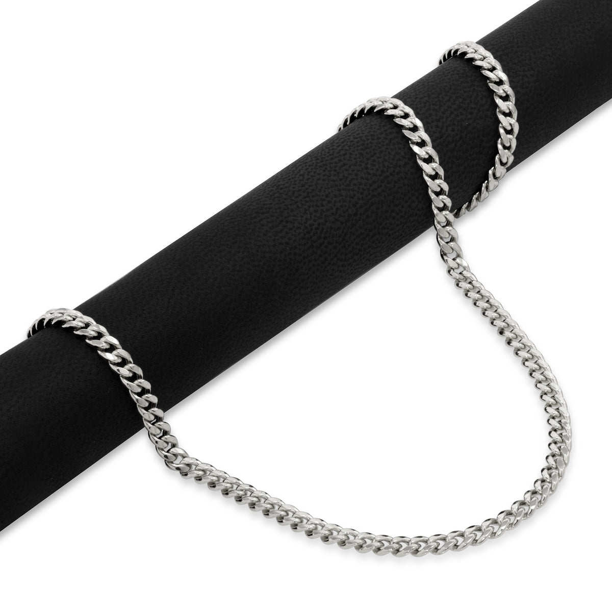 10k White Gold Miami Cuban Link Chain Necklace 16" - 30" C97389