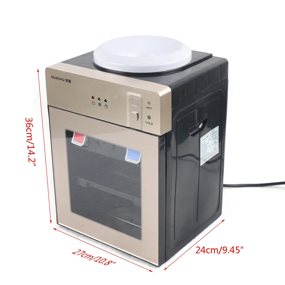 5 Gal Mini Electric Hot and Cold Water Cooler Dispenser J642875