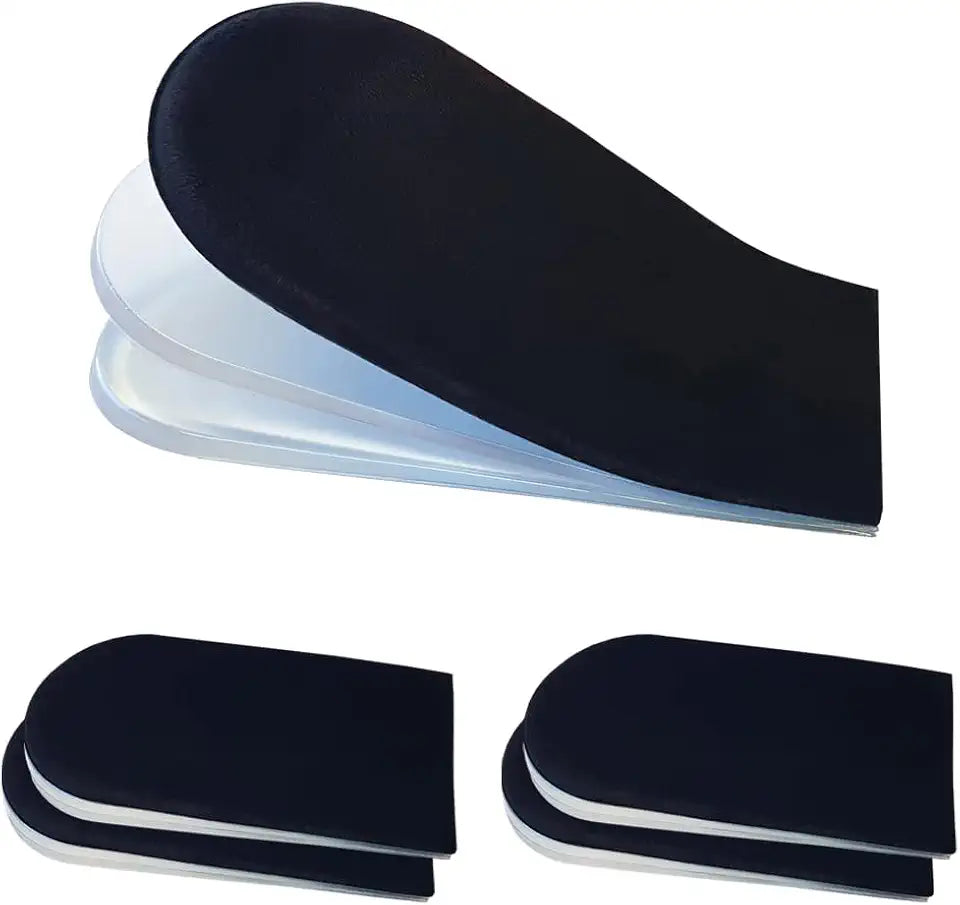 3-Layer Heel Lift Inserts with Gel Cushion, Large, 2 Pairs M9328