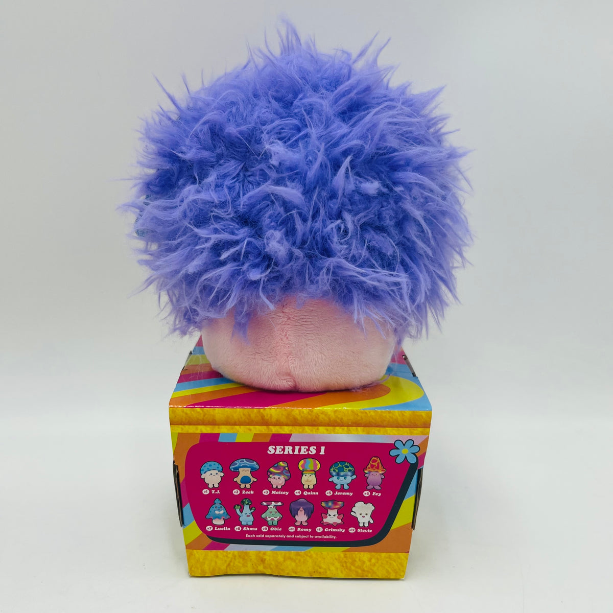 Purple Hairy Fuzzy 6" Plush Stuffed Animal Z408