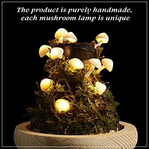 3.9 Inch Mushroom Glass LED Night Light O409840
