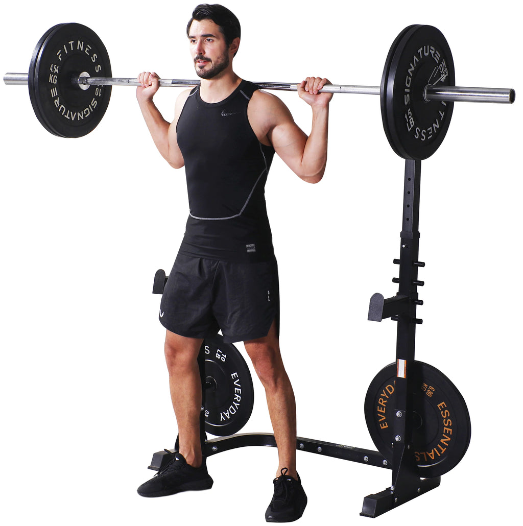 Adjustable Olympic Workout Bench with Squat Rack F932385