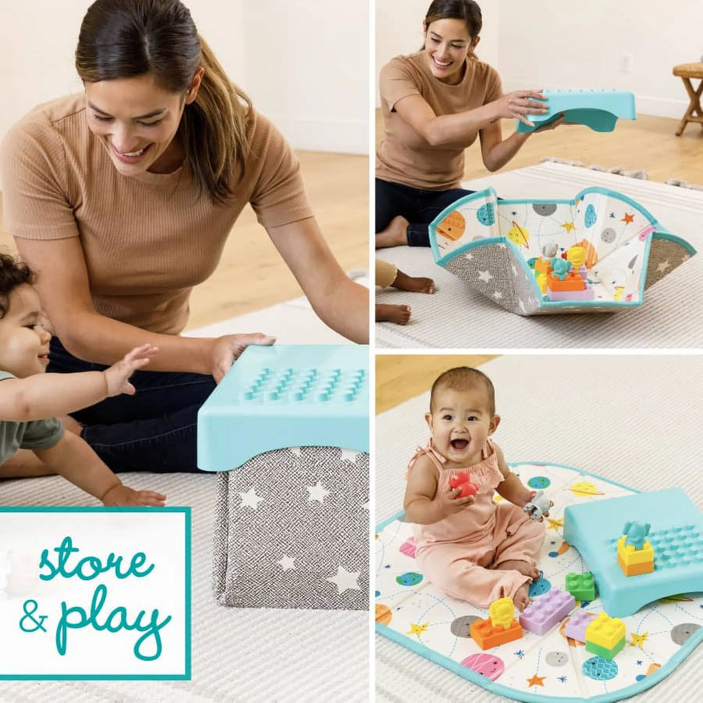 14-Piece Multicolor Building Blocks Activity Station M1519