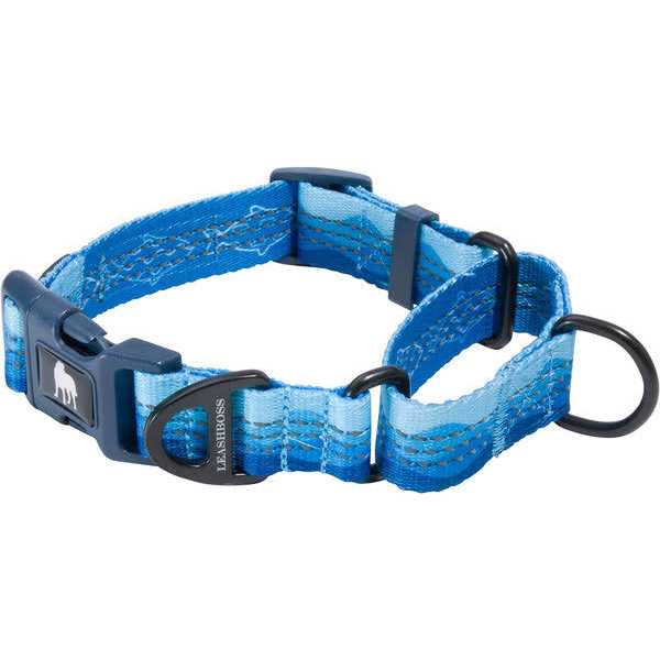 Patterned Fabric Martingale Dog Collar J66061