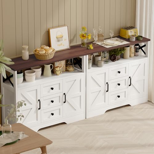 Buffet Cabinet Sideboard with 3 Drawers and 2 Doors O26822