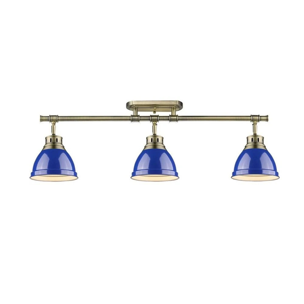Pewter Semi-Flush Track Light Q53413