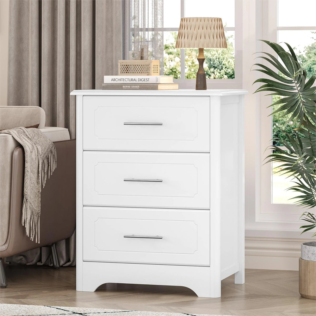 White 3 Drawer Dresser G173421