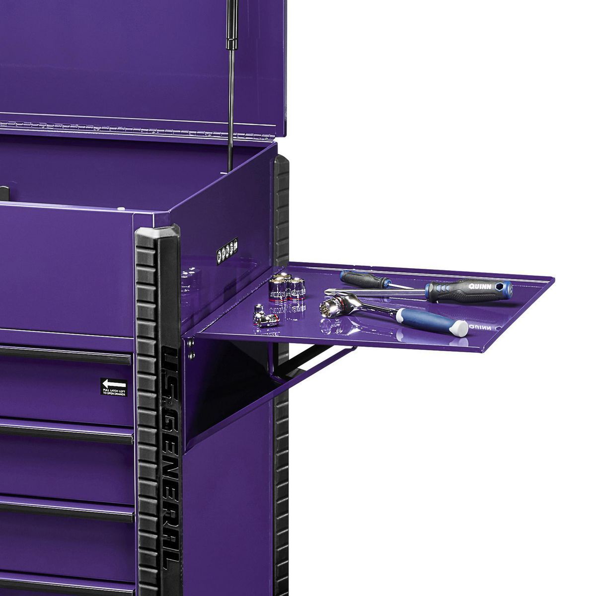 Purple Side Tray for 5-Drawer and 6-Drawer Cart Y857