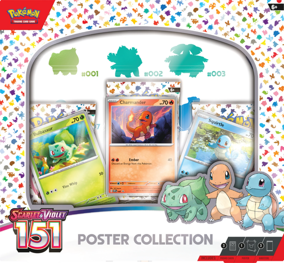 Pokemon Trading Card Games 151 Poster Collection Box N399534
