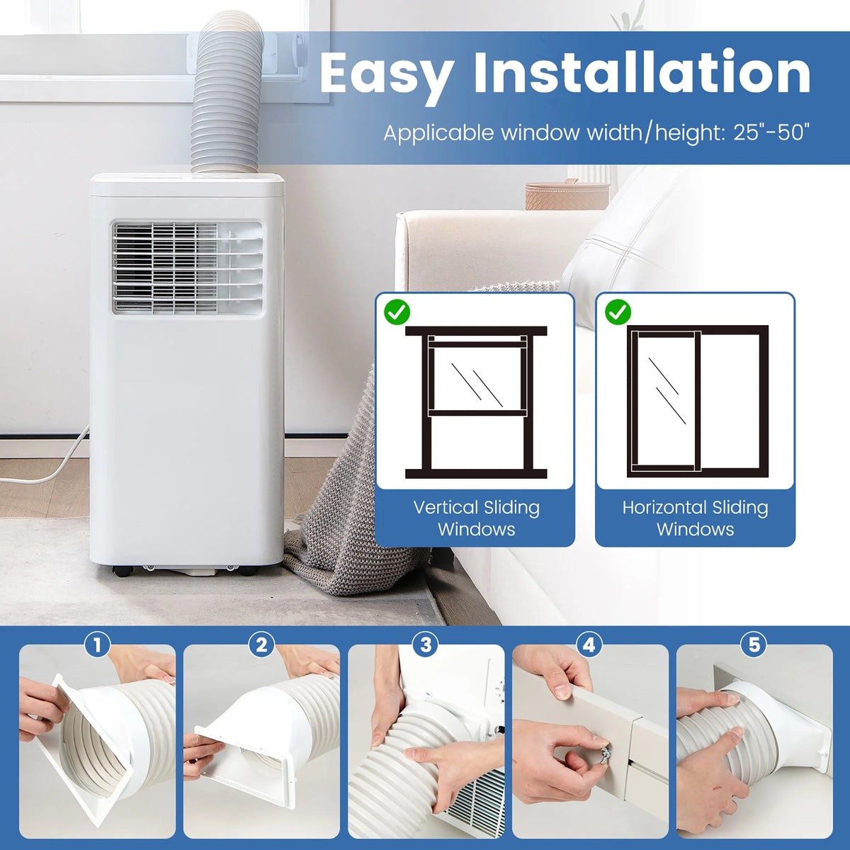 5000 BTU Portable Air Conditioner 3-in-1 Z732