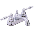Chrome Two-Handle Centerset Lavatory Faucet with Pop-Up E719582