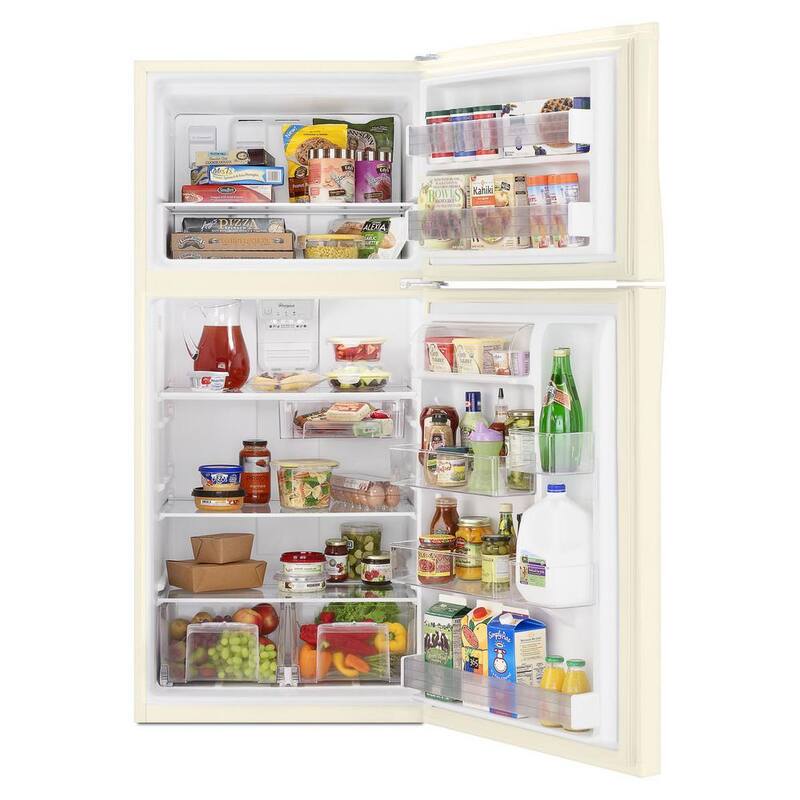 Top Freezer Refrigerator in Bisque Q121