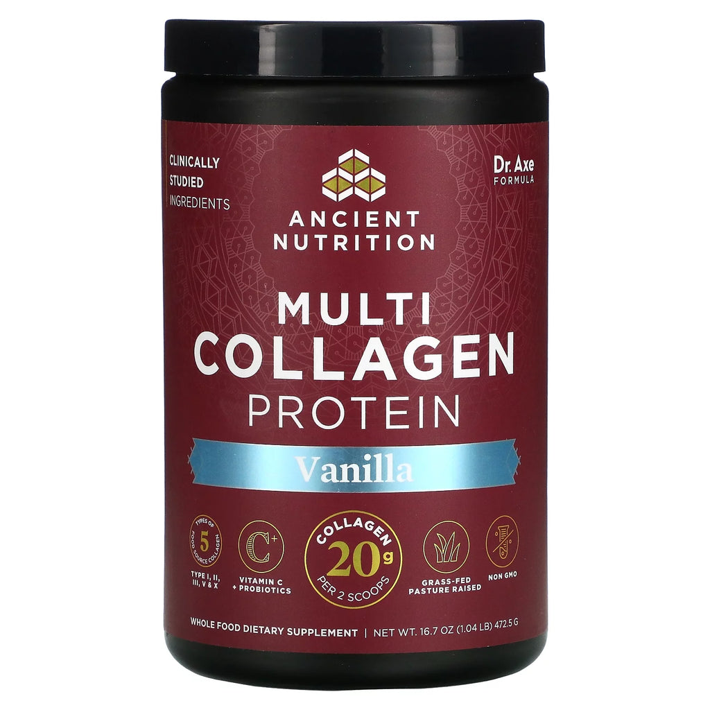 Collagen Protein Vanilla 1.04 lb Pack of 4 M537345
