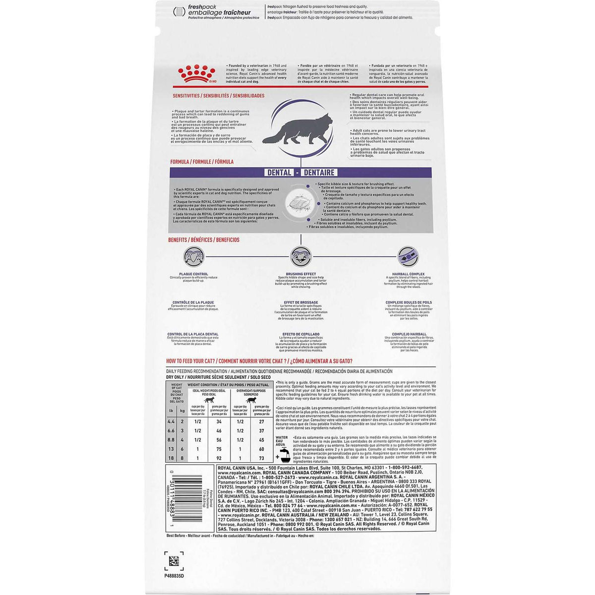 Adult Dry Cat Food B886593