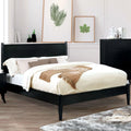Black California King Size Solid Wood Platform Bed M153159