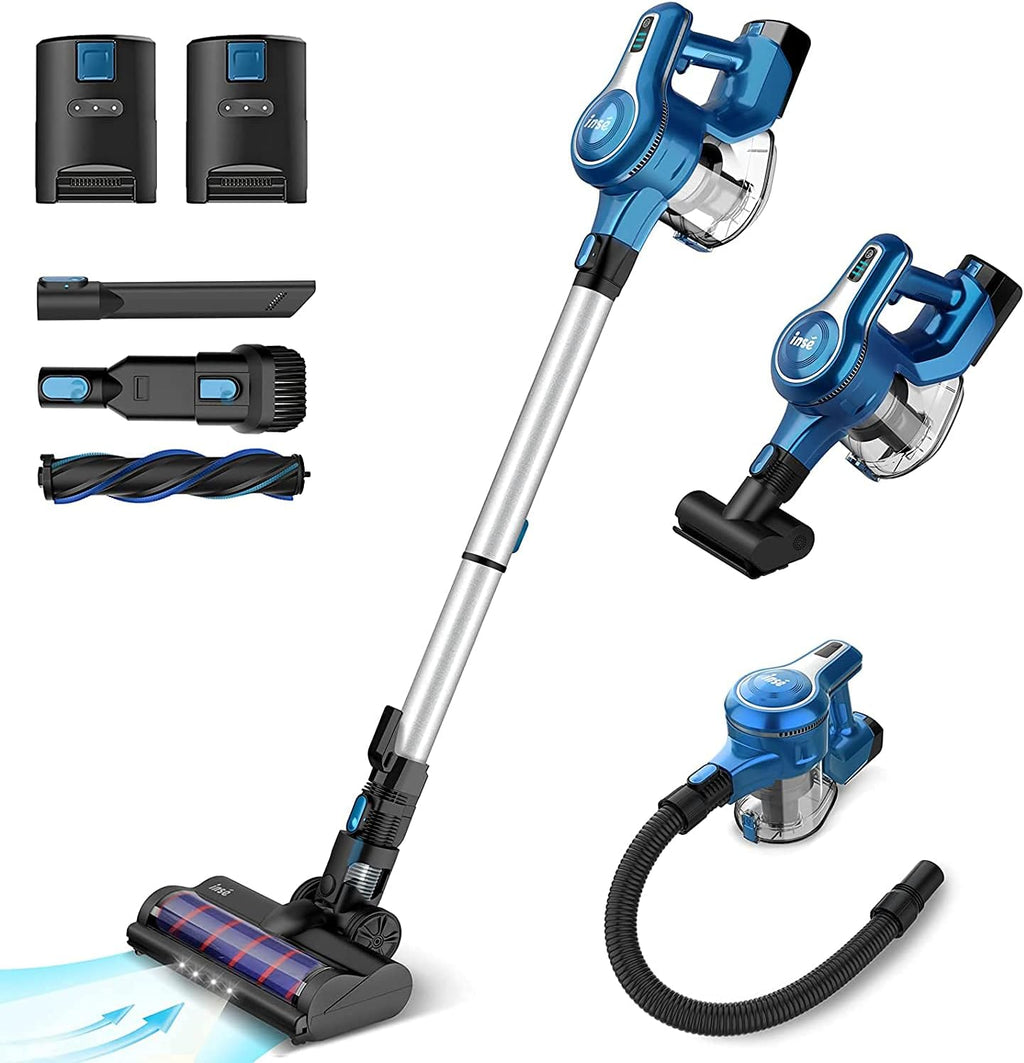 Cordless Stick Vacuum Cleaner with 2 Batteries Q240562