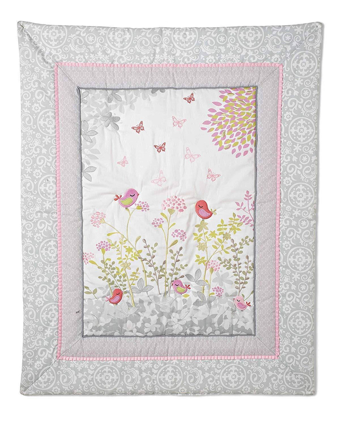 3 PC Crib Bedding Set B7502