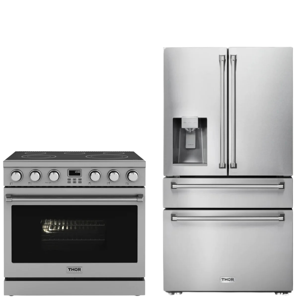 36 Electric Range and Refrigerator D95127