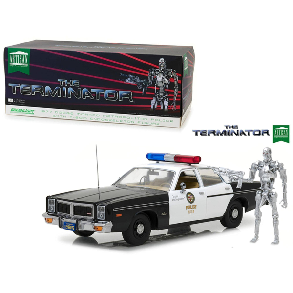 1977 Dodge Monaco Metropolitan Police 1/18 Figure H135811