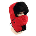 Winter Trapper Hat with Fur B256630