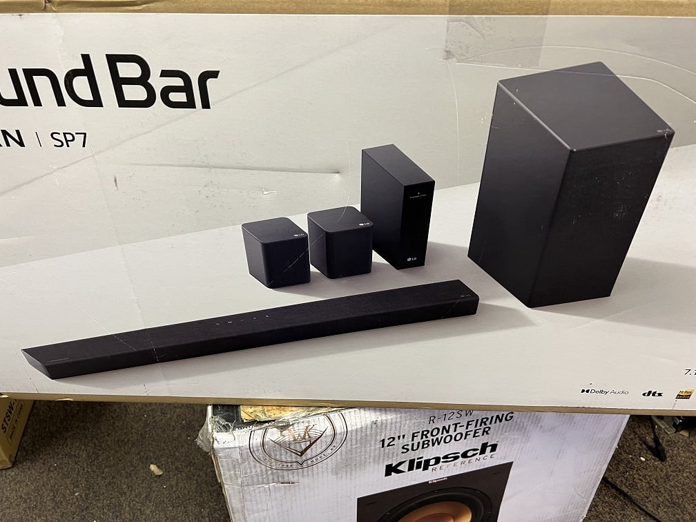7.1 Channel High Res Audio Sound Bar with Rear Speaker Kit M496311